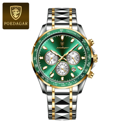 POEDAGAR Luxury Men's Quartz Sport Watch