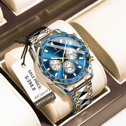POEDAGAR Luxury Men's Quartz Sport Watch