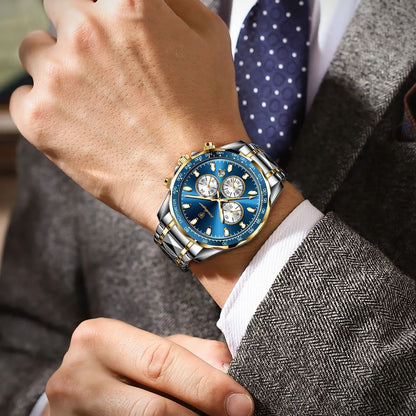 POEDAGAR Luxury Men's Quartz Sport Watch