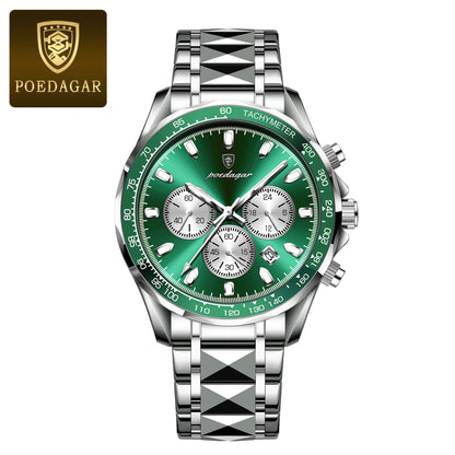 POEDAGAR Luxury Men's Quartz Sport Watch